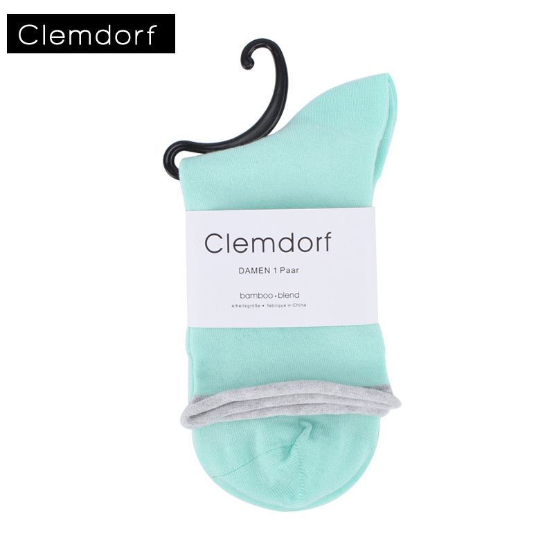 German Quality Clemdorf Spring Fashion Wild Relent Socks Cotton Socks Bamboo Fiber Anti-decline